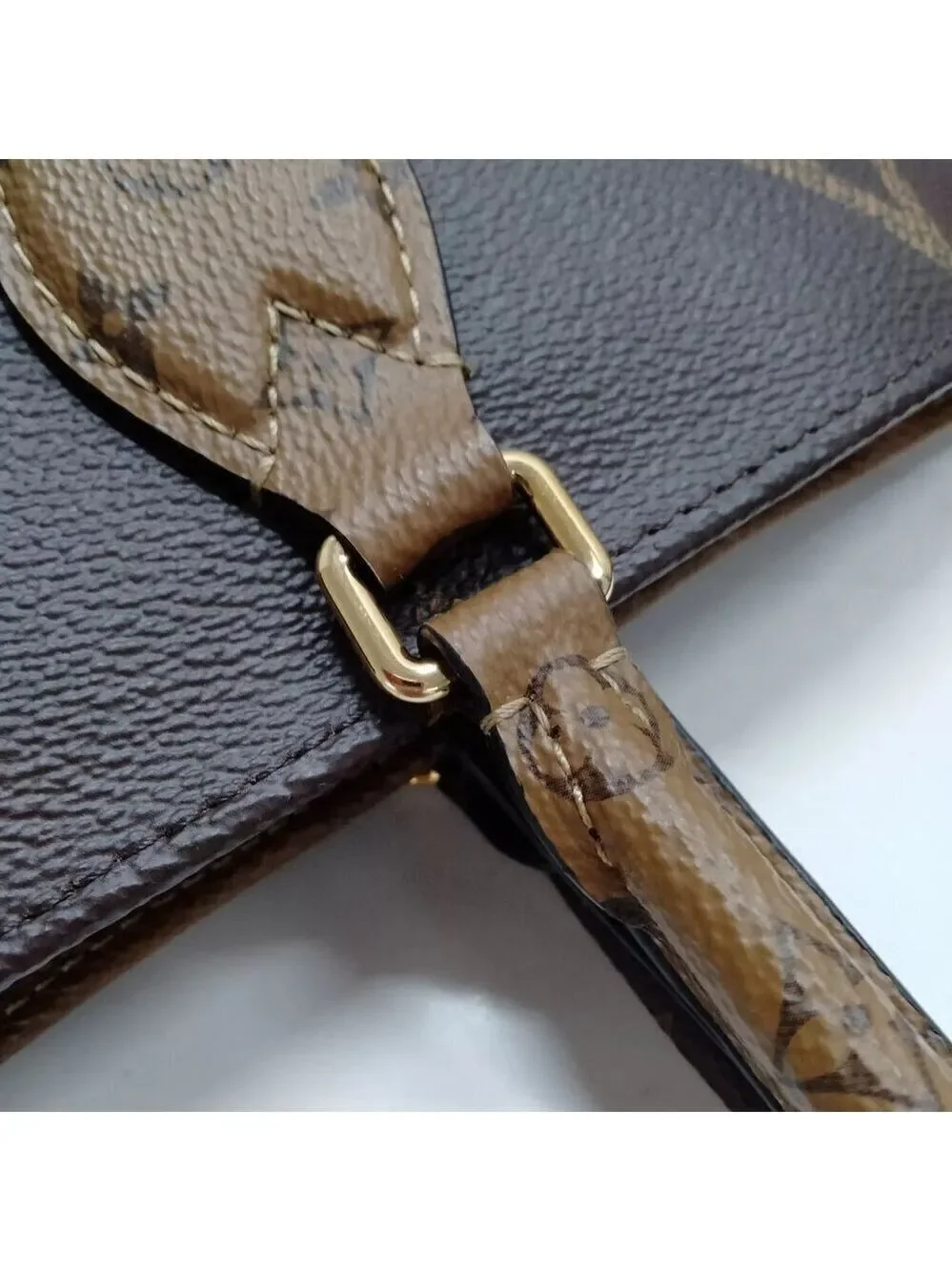 100% Authentic Louis Vuitton  On the Go GM Brown Monogram Giant Tote Bag